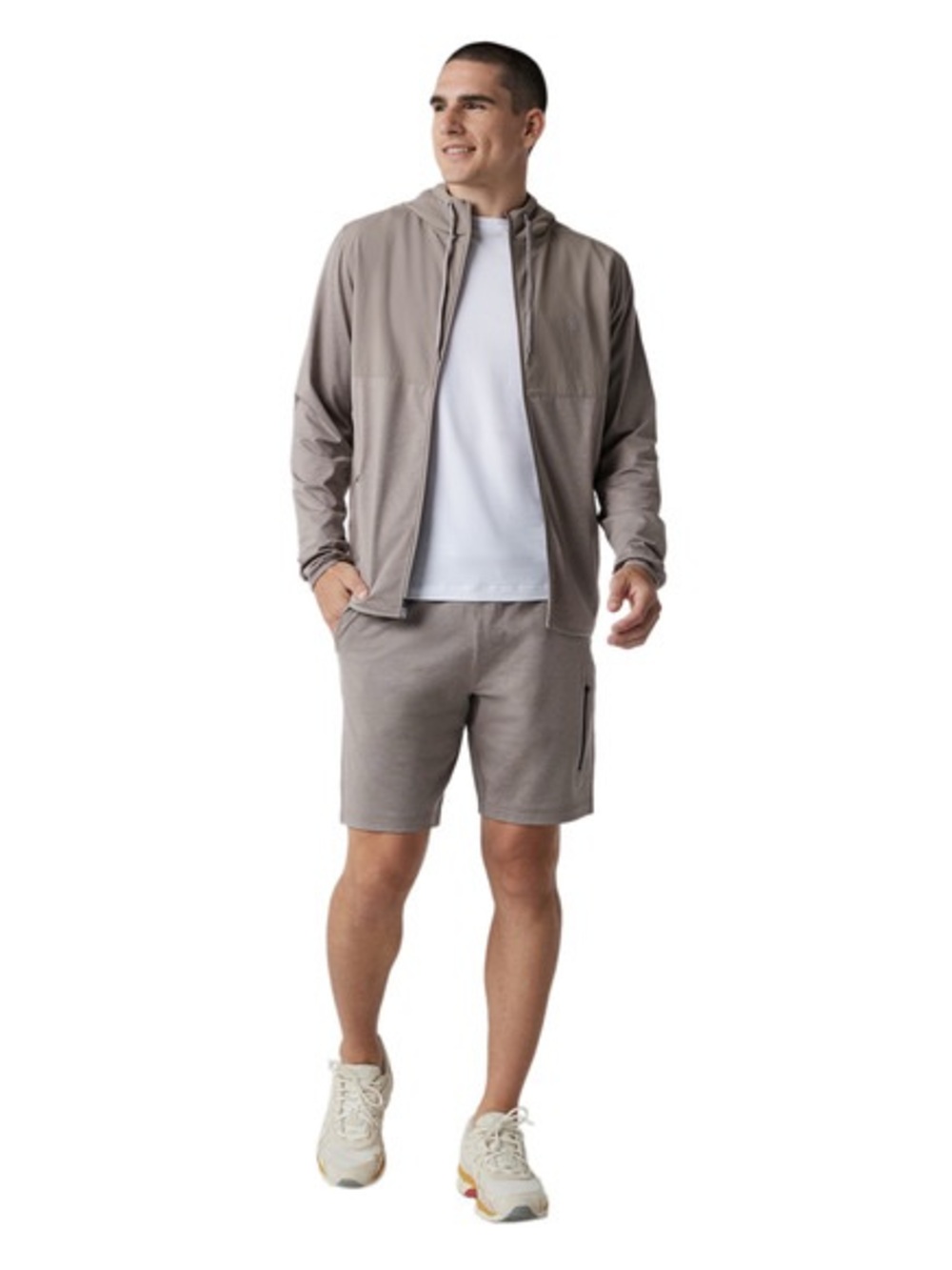 Vuori Men’s Sunday Performance Short NWT Small Camel Heather 7.5 Inseam - Picture 3 of 17